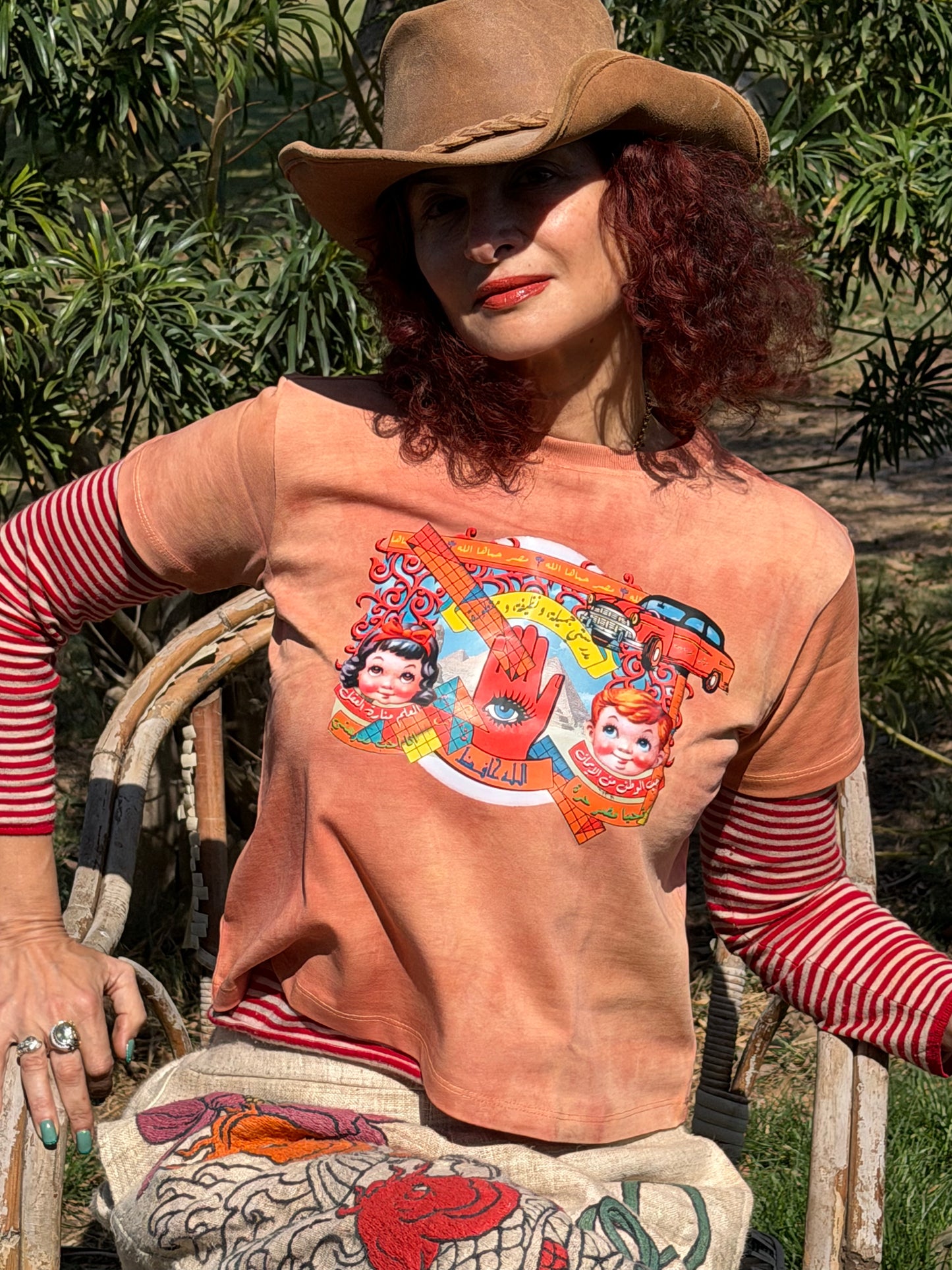 Madraset El Giza Medium Crop Tee