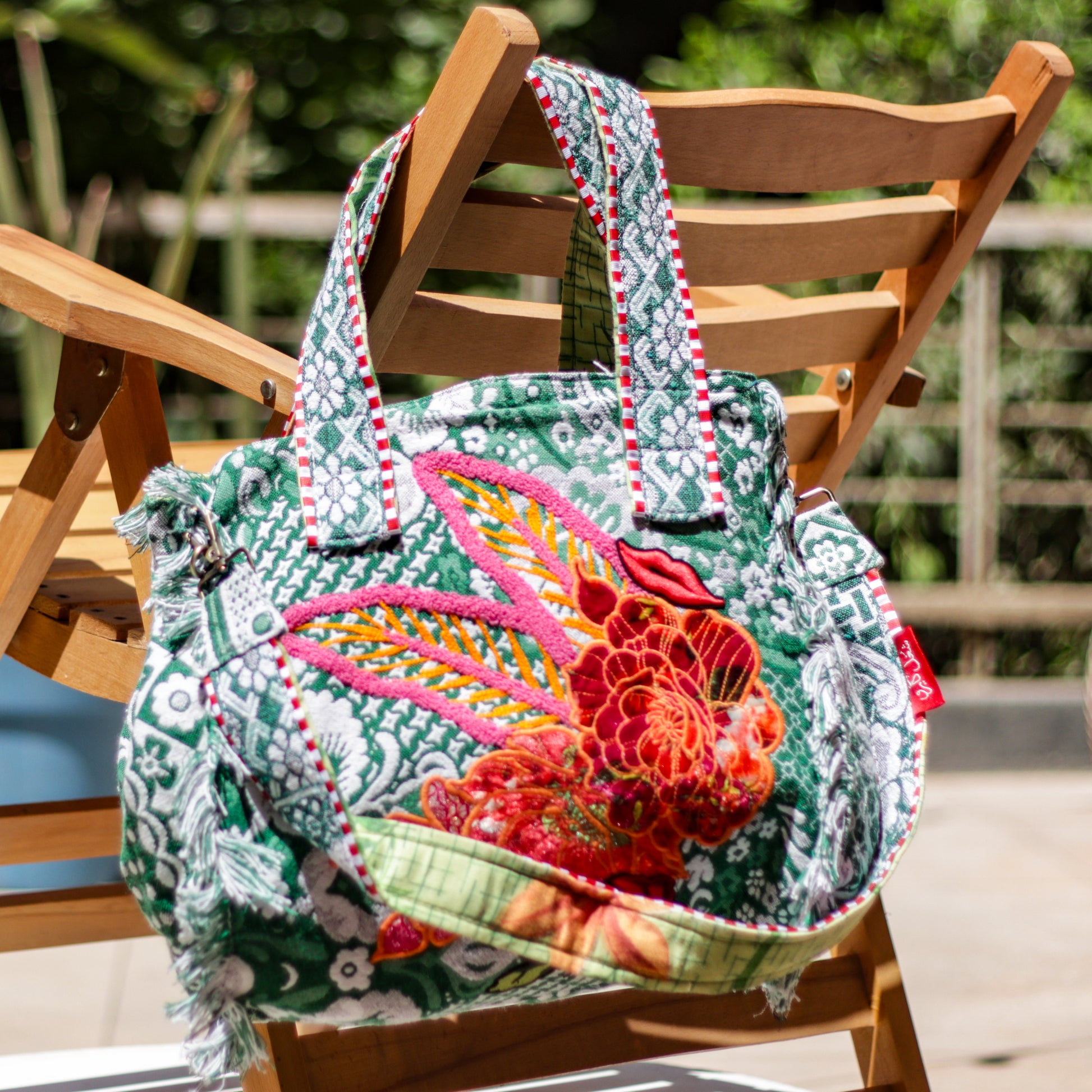Maamoura Fabric Bag in Green