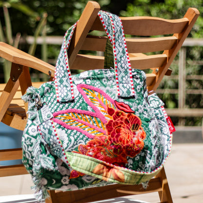 Maamoura Fabric Bag in Green