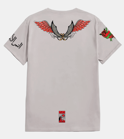 Symmetrical Nemr Unisex Oversized Tee