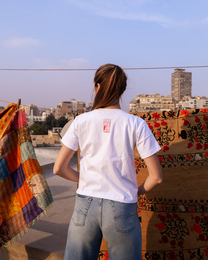 El Amira Diana Medium Crop Tee